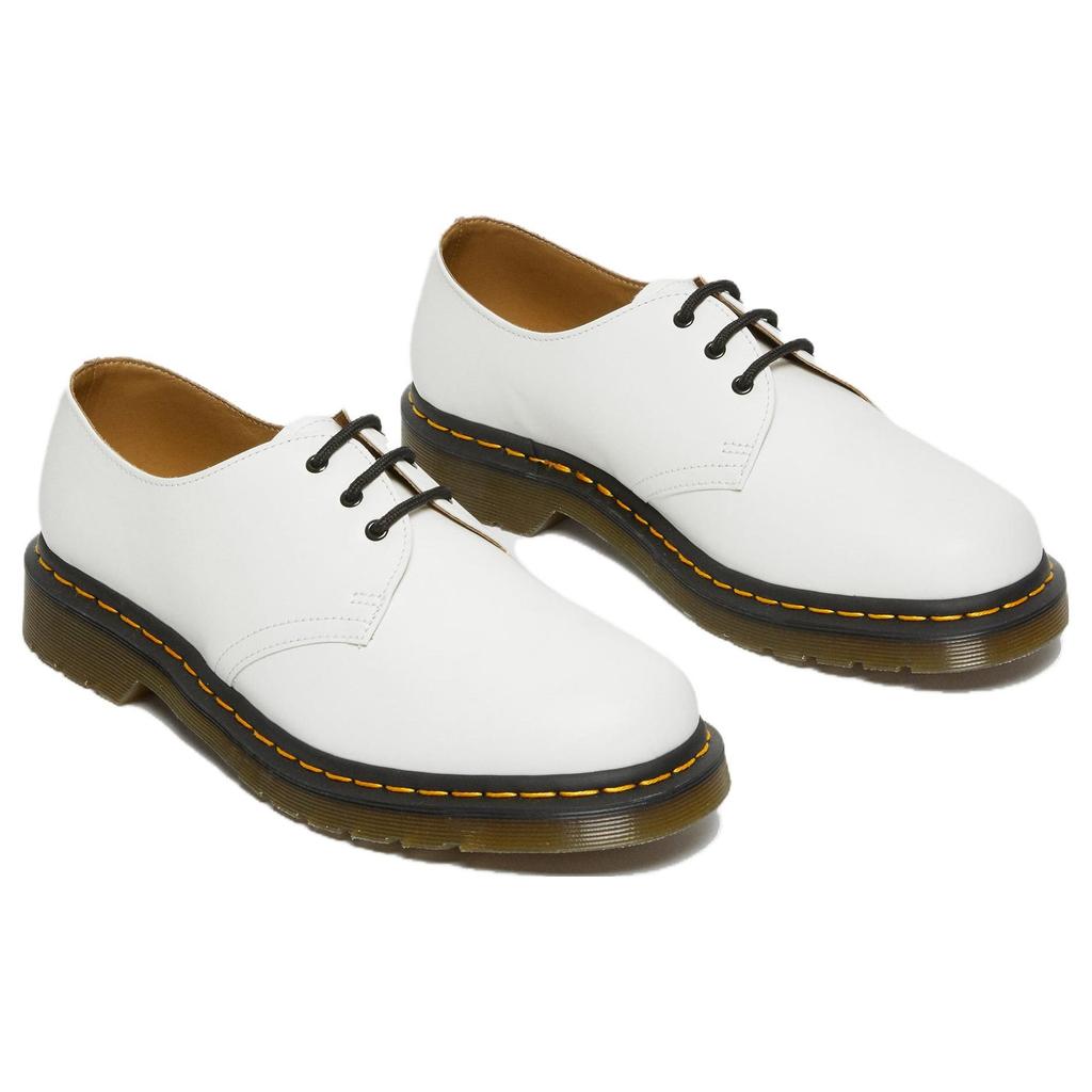 Dr. Martens 1461 Leather Minimalist Daily Boots Unisex boots White 26226100
