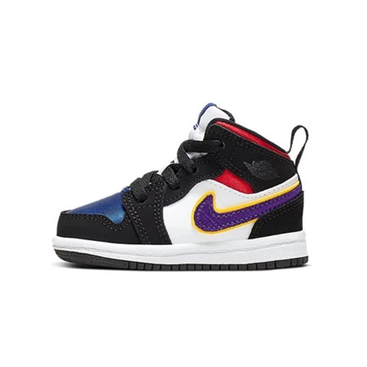 Jordan 1 Mid SE Black Field Purple TD BQ6933-005 26