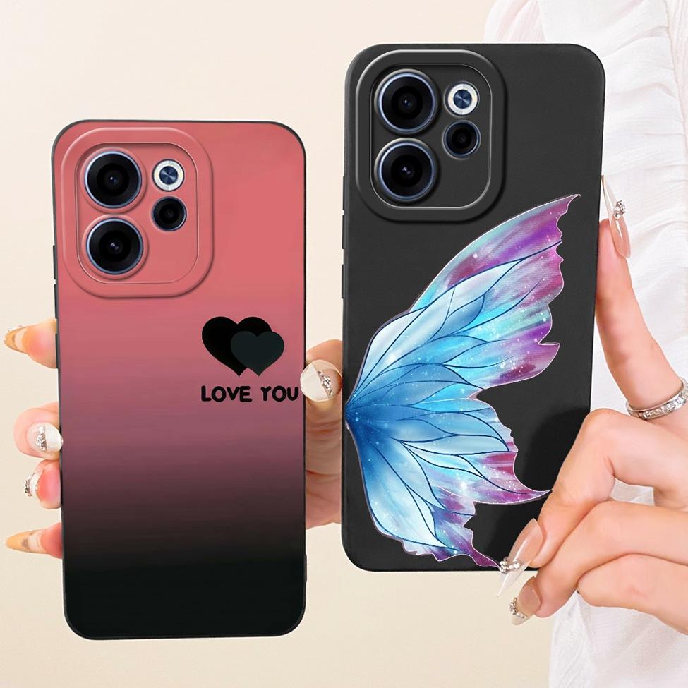 For Oppo Reno 15F CPH2801 Case For Oppo Reno15 FS CPH2801 Cover Cute Kawaii Luxury Fashion Flowers Cool Painted Silicone Casing
