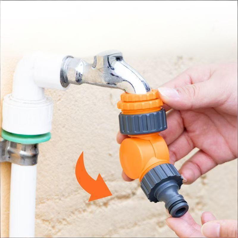 Garden Hose Connector Faucet Adapter For 1/2 Inch Hose Reel Cart Plastic Click-Lock Quick Connectionfor Watering Irrigation Gard