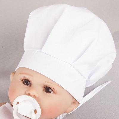 1Set Cute Baby Chef Apron&Hat For Kids Costumes Cotton Blended Chef Photos Prop
