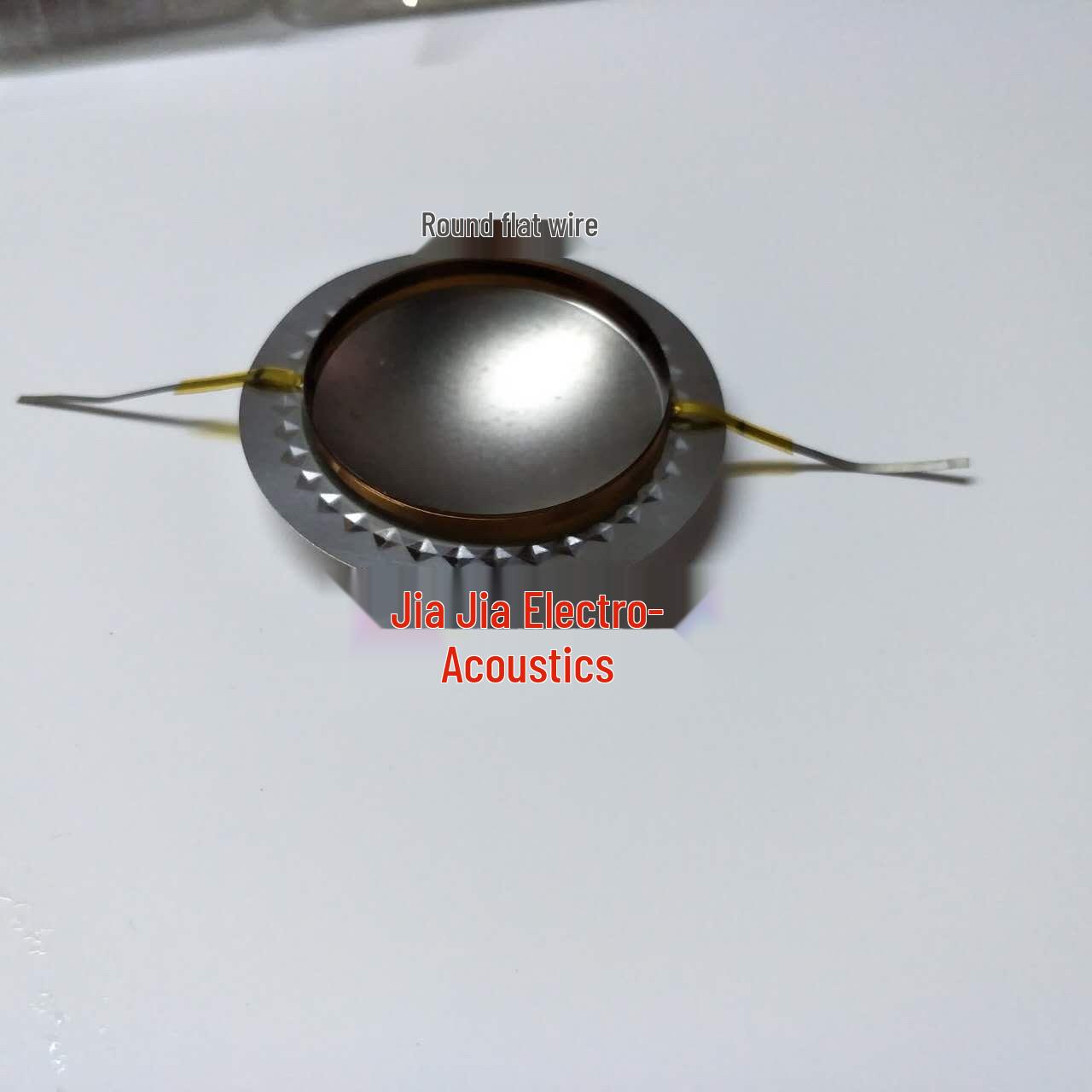 

Titanium Diaphragm Tweeter Horn Speaker Accessories, 44.4 Coil, 44 Core, Polymer White Film Component.