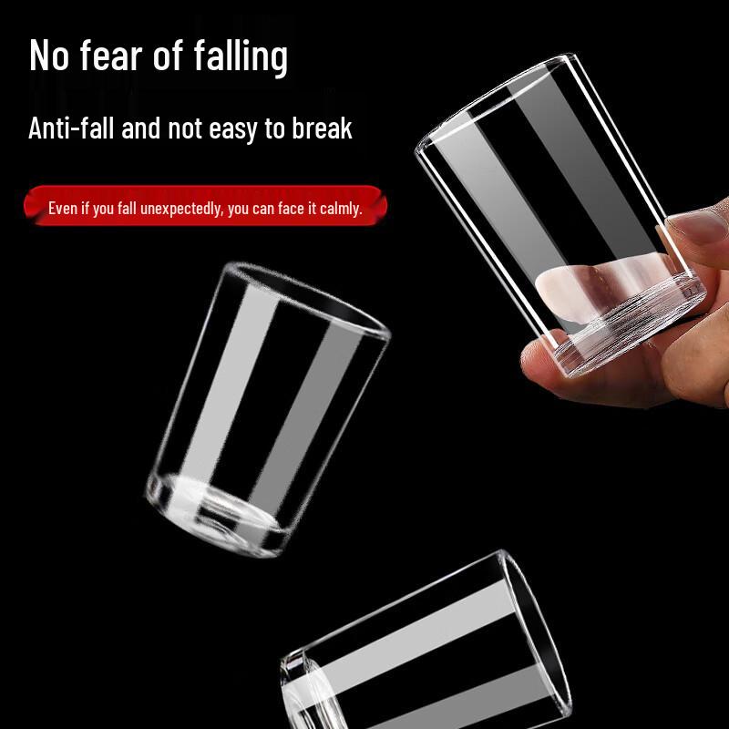 Beiyipin Tempered Octagonal Glass Cup Set
