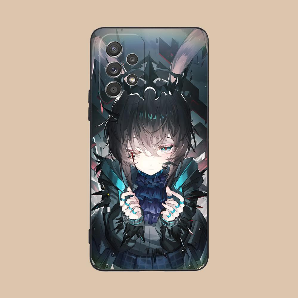 Arknights Amiya Mobile Phone Case for Samsung Galaxy M55 54 42 35 34 33 32 23 22 15 14 13 12 F55 5G Colour Protective Pretty