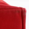 HERMES Deauville PM Handbag Red canvas Women Used