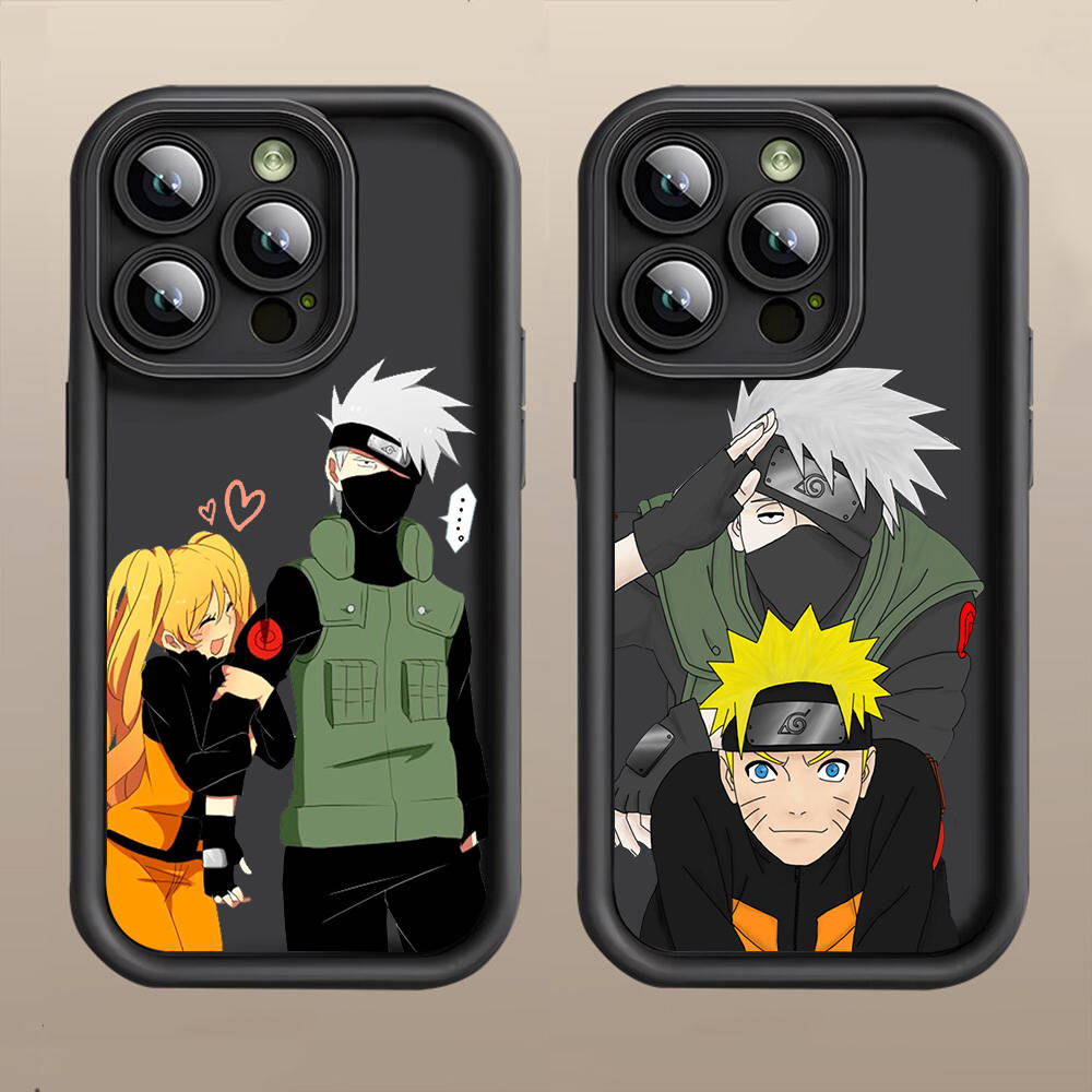 Pouzdro D-34 Naruto Kakashi pro iPhone 15 14 13 12 8 Plus Samsung S24 S23 Ultra A04S A05S Huawei P40 P50 P60 Nova 11 Pro Max OPPO A17K Reno 10