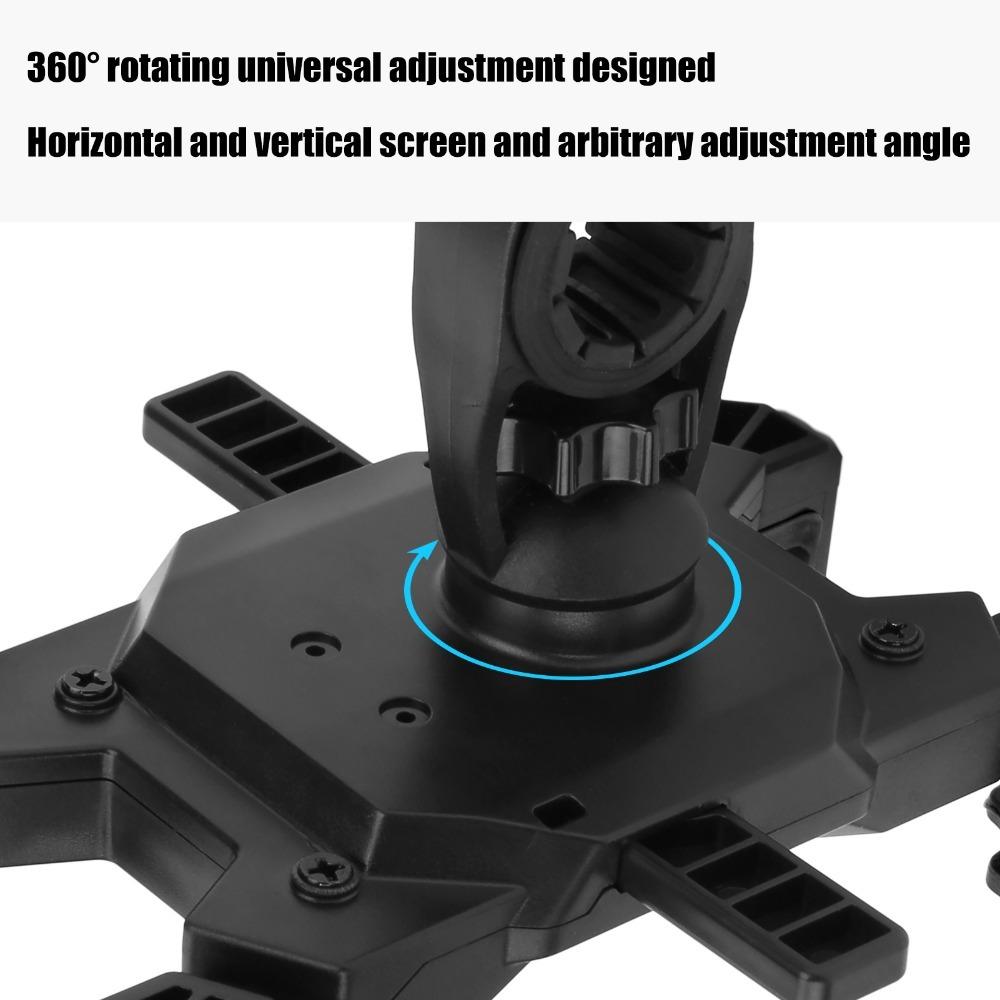Fits 3.5-6.8 Inches Bike Phone Stand One Key Lock Cycling Navigation Bracket Bike Handlebar