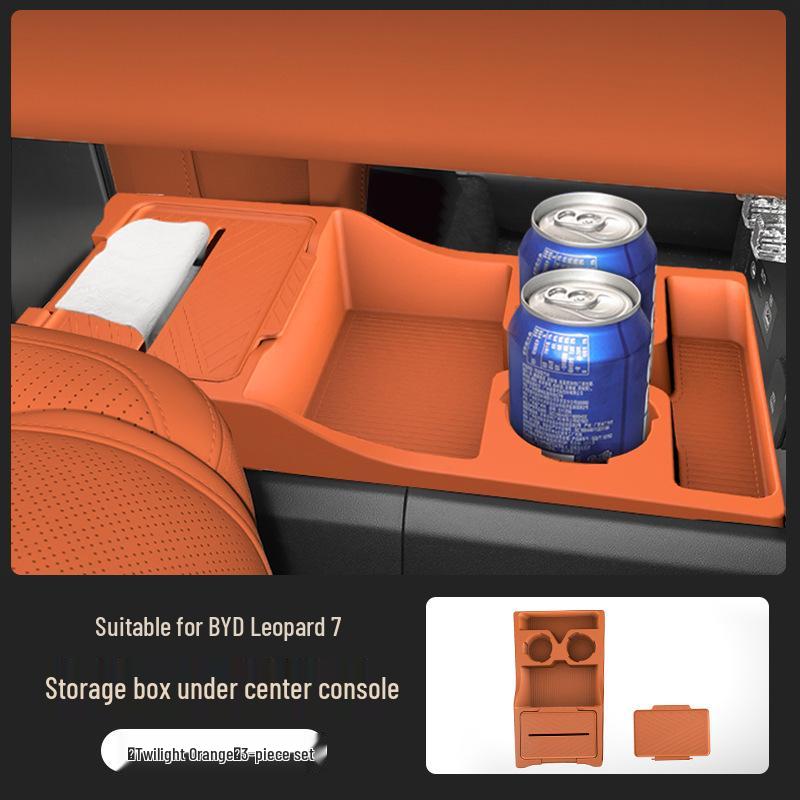Enhanced Accessories for Equation Leopard Titanium 7 Console Storage Compartments