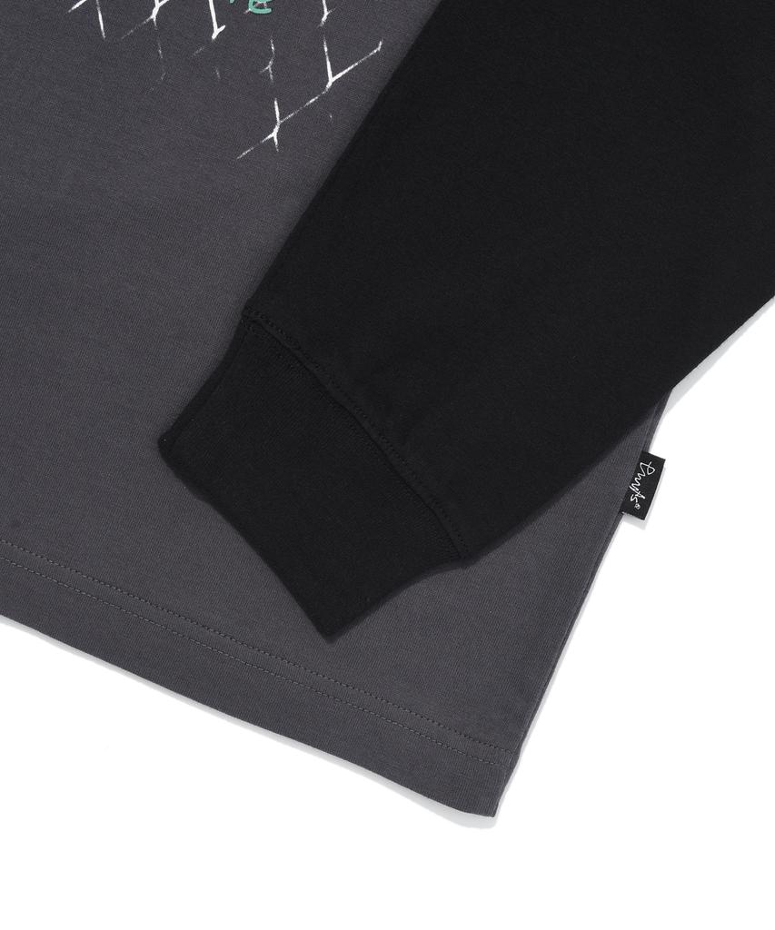 PHYSICAL DEPARTMENT College Basketball Layered Long Sleeve_Charcoal