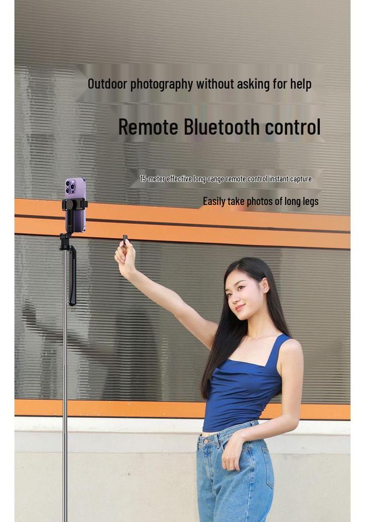 R17S Bluetooth Selfie Stick Tripod: 3-in-1 Handheld Phone Holder Gadget