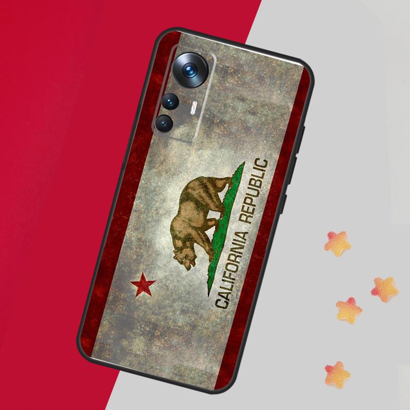 

California Flag Case For Xiaomi 15 14 13 Ultra 11T 12T 13T 14T Pro Cover For POCO X7 X6 X3 X5 F5 F6 F7 Pro Xiaomi 13