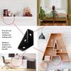 8pcs Thicken Support Right Triangular Angle 90° Right Angle Triangle Brackets  Bed Frames Support