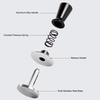 Flat/Thread Base Stainless Steel Coffee Tamper Calibrated Coffee Leveler  Barista