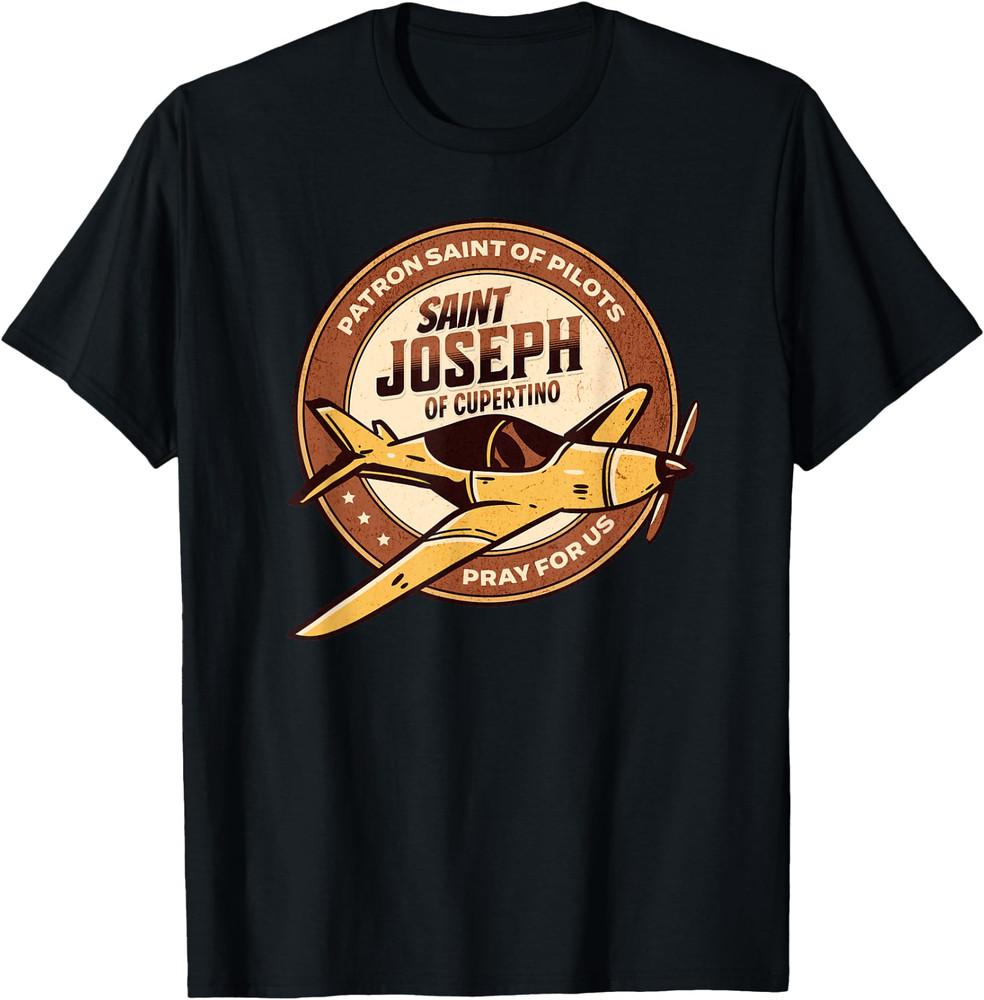 St Joseph of Cupertino Patron Saint of Pilots Aviation Men TShirt Unisex T-Shirt S