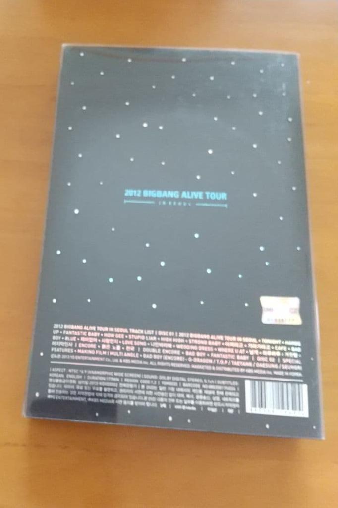 [USED] 2012 BIGBANG ALIVE TOUR IN SEOUL DVD