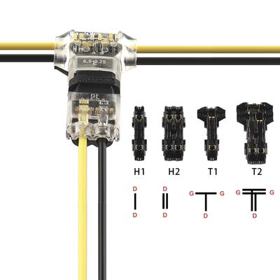 Mini Drahtkabel Einrasten Universal Kompakter Draht T-Abzweig Schnellverbinder Verdrahtungsverbinder Verbindungsstücke Autostecker Zubehör