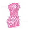 Sexy lingerie big hole hip skirt tube top sex mesh skirt whole body hollow transparent round hole coat