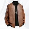 Source Large Size Men's Leather Jacket Business Fashion Casual Trend Spring and Autumn New Leather Jacket Men's Motorcycle Leather