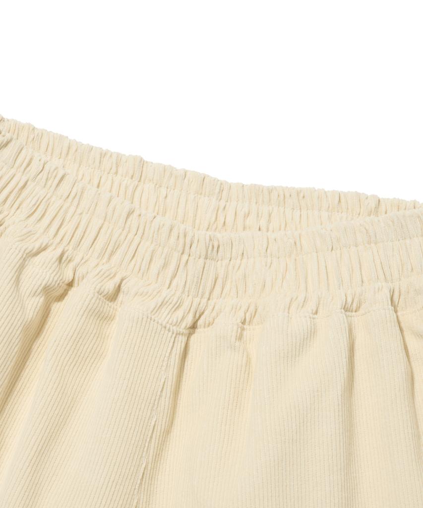 ROIDESROIS Warm Day Corduroy Half Pants (Ivory)