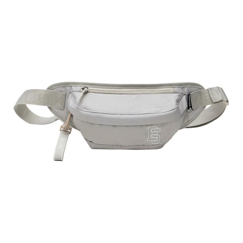 Li Ning Polyester Polyamide Sling Bag, Fanny Pack Regular Unisex Moonlight Gray ABLT021-2