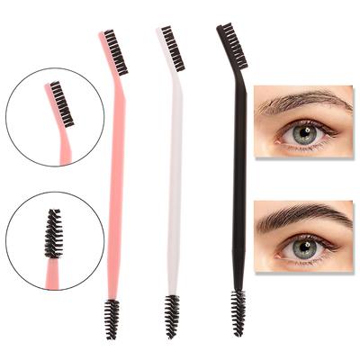 Oboustranný kartáček na obočí Hřebínek na řasy Opakovaně použitelný tvarovač obočí Pro úpravu obočí Make-up Kosmetické nástroje