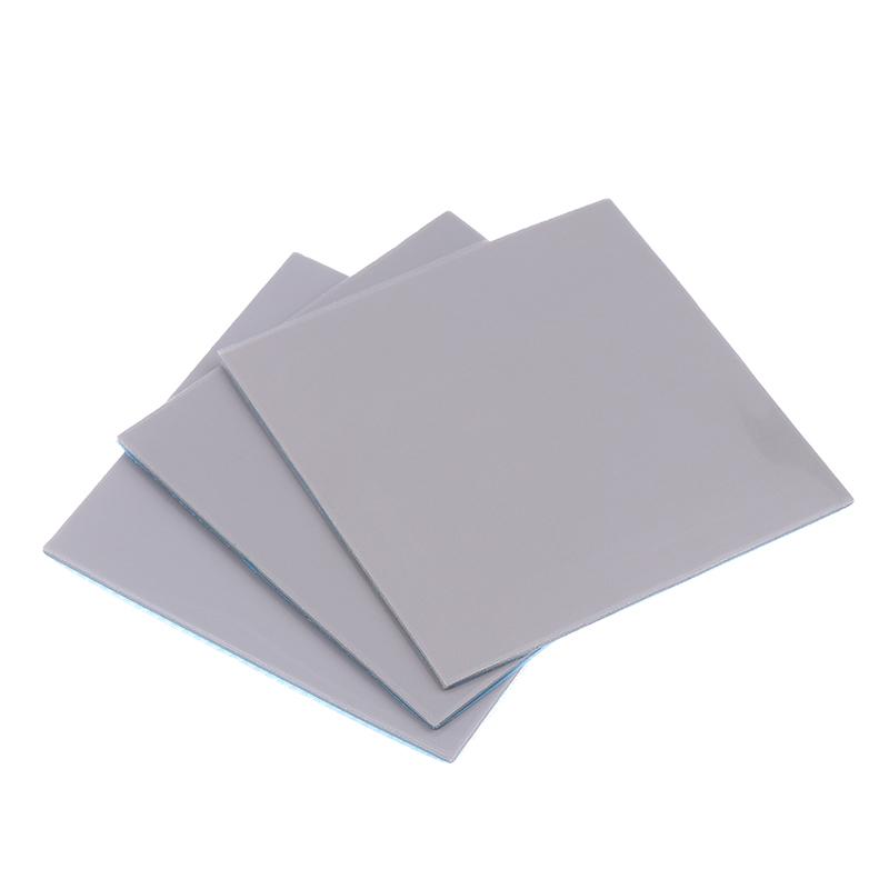 17W/Mk Gpu Cpu Heatsink Cooling Conductive Silicone Pad 100X100Mm 0.5/1/1.5/2/2.5/3Mm Thickness Thermal Pad Thermal Insulation