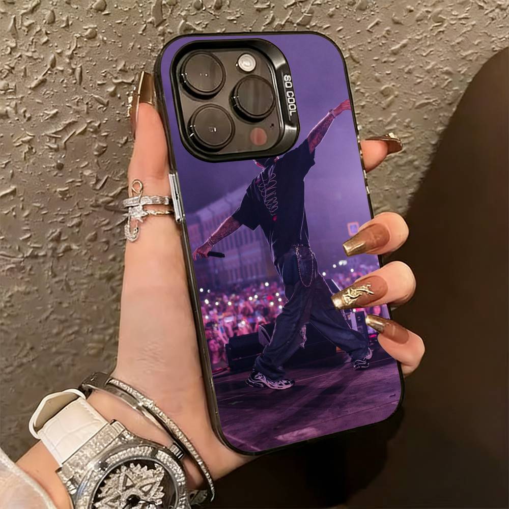 

E-Egor K-creed Russian RAP style Phone Case For iPhone 17,16,15,14,13,12,11 Plus,Pro Max,XS,Colorful Silver Black Cover iPhone16
