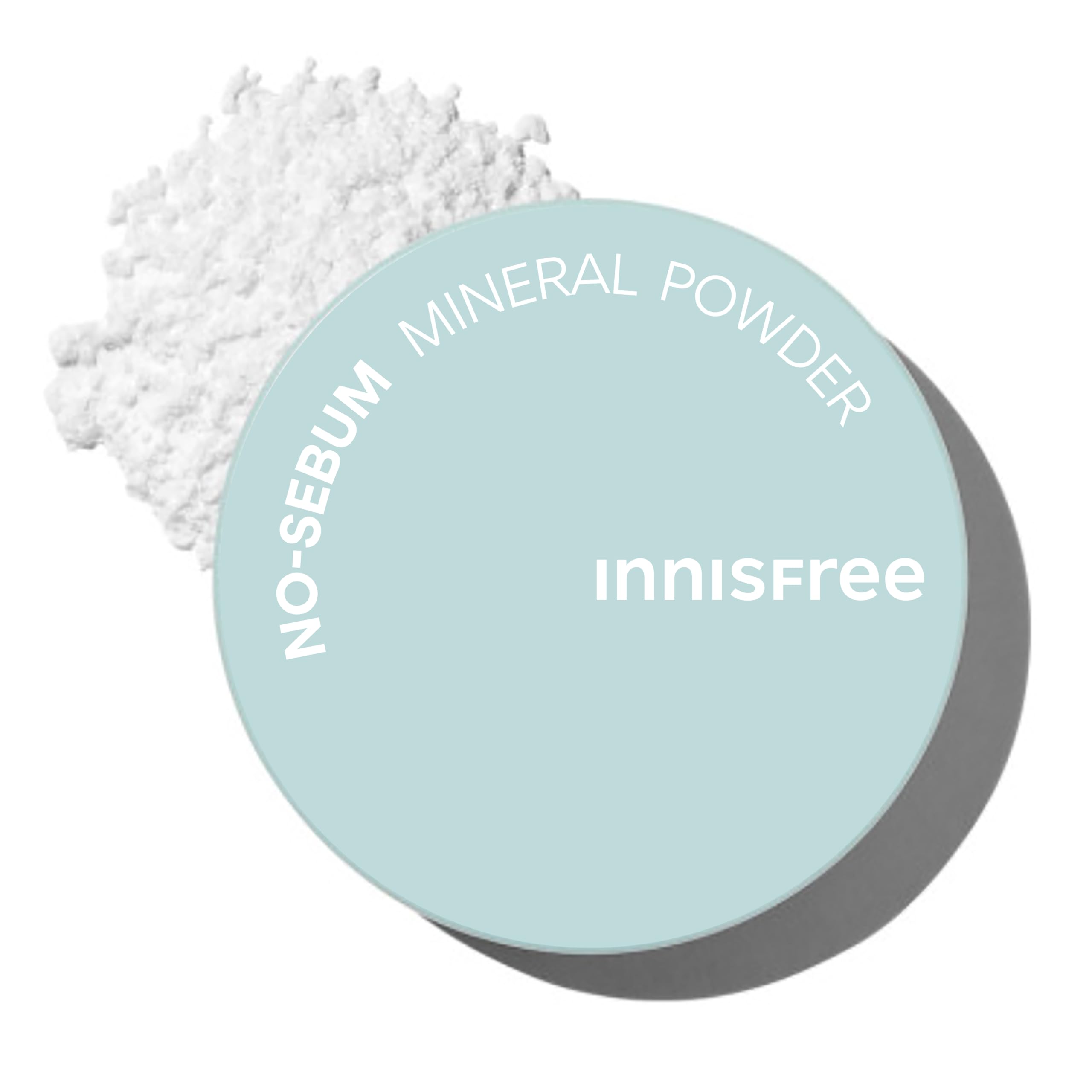 

Innisfree No-Sebum Mineral Powder 5г - Контроль жирности, Минимизирующая поры рассыпчатая пудра для жирной кожи | Без блеска, Стойкий макияж