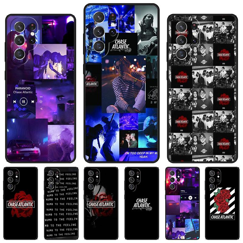 Chase Atlantic Music Phone Case For Samsung Galaxy S24 S25 S23 S22 Ultra Note 10 20 Plus S20 S21 FE Cover