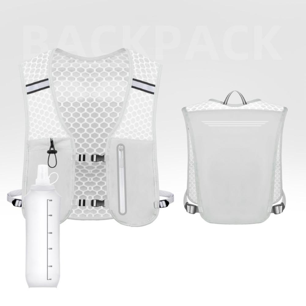 Reflective Reflective Running Vest Pack 2L Water Chest Pack  Outdoor Activities