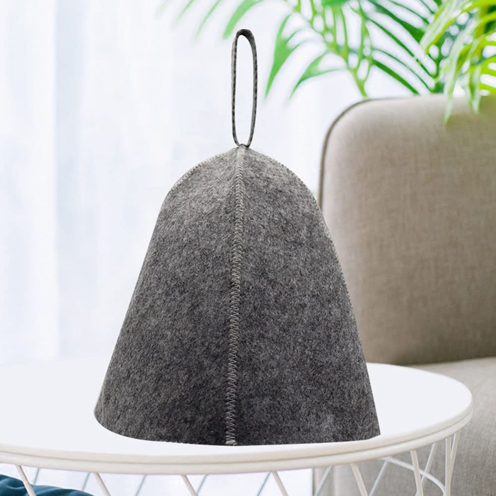 Samcos Sauna Set of Head Hair One Size Fits Unisex Hats, 2, High-Heat Resistant, Protection, Care, All,