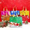 Weihnachtsgeschenktüte Vliesstoff Weihnachtsmann Schneemann Weihnachtsbaum Tragetasche Große Kapazität Einkaufstasche Weihnachten Neujahr Süßigkeiten Geschenkverpackungstasche