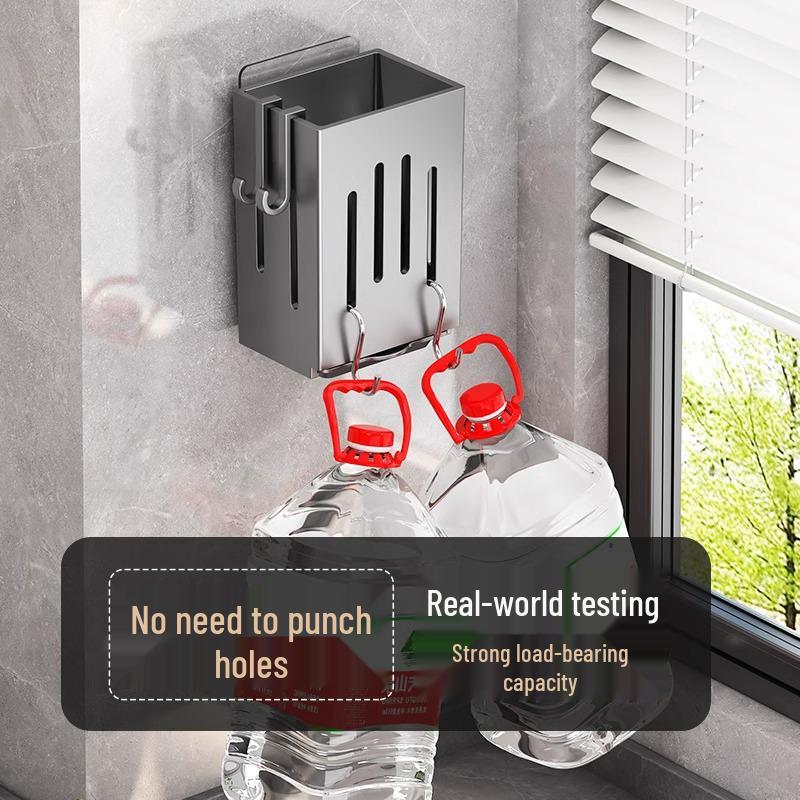 Wall-Mounted Chopstick and Cutlery Holder: Punch-Free Kitchen Organizer