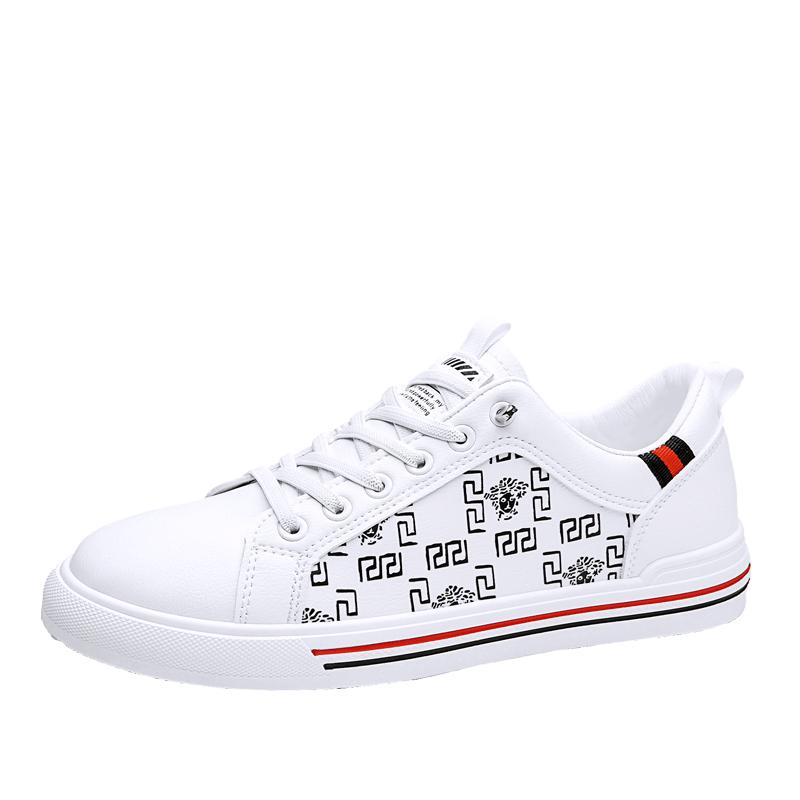 New Fashion Men Leather Casual Shoes Lightweight Breathable Flats Shoes Luxury Men's Outdoor Walking Sneakers 2025 New Men