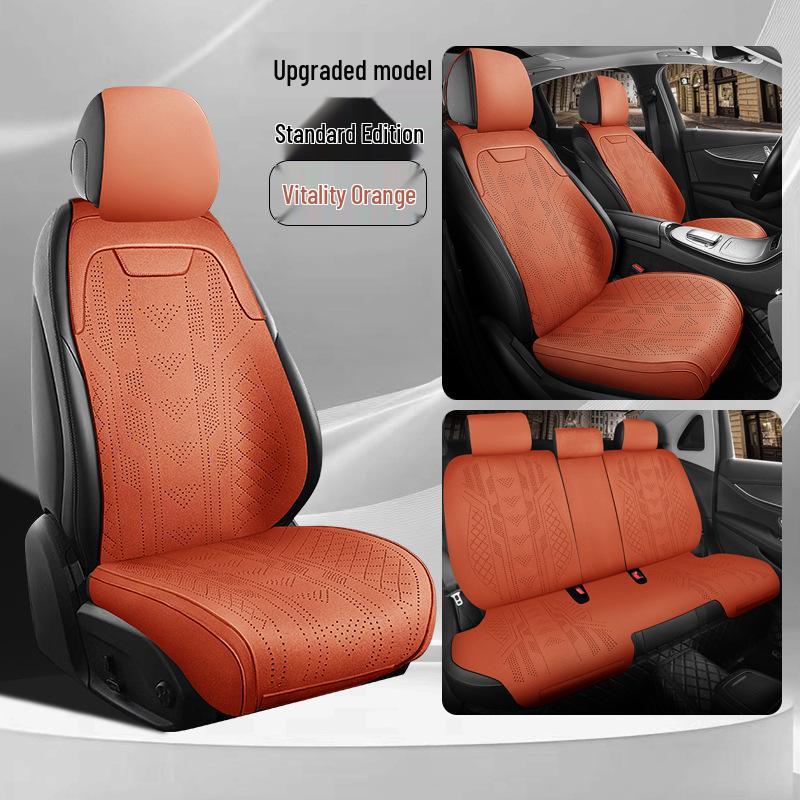 Geely Galaxy L7 Suede Seat Cushions & Covers - Long Teng MAX Asian Games Edition