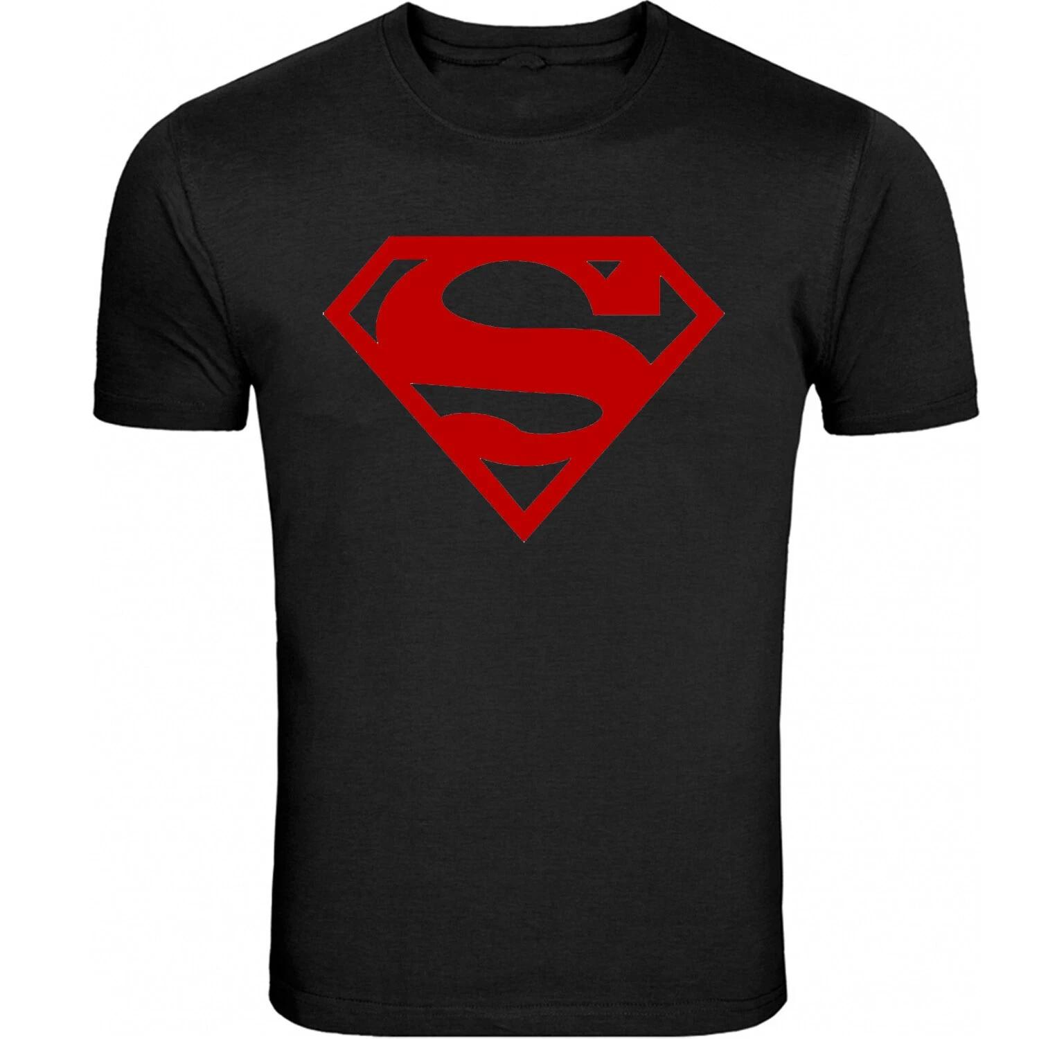 Superman Black T-Shirt HOT ITEM XS