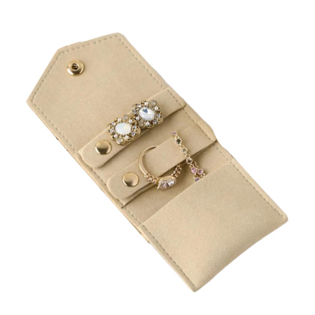 Elegant Small Jewelry Storage Bags Charming Jewelry Holder Pouches Earrings Container for Earrings and Necklaces