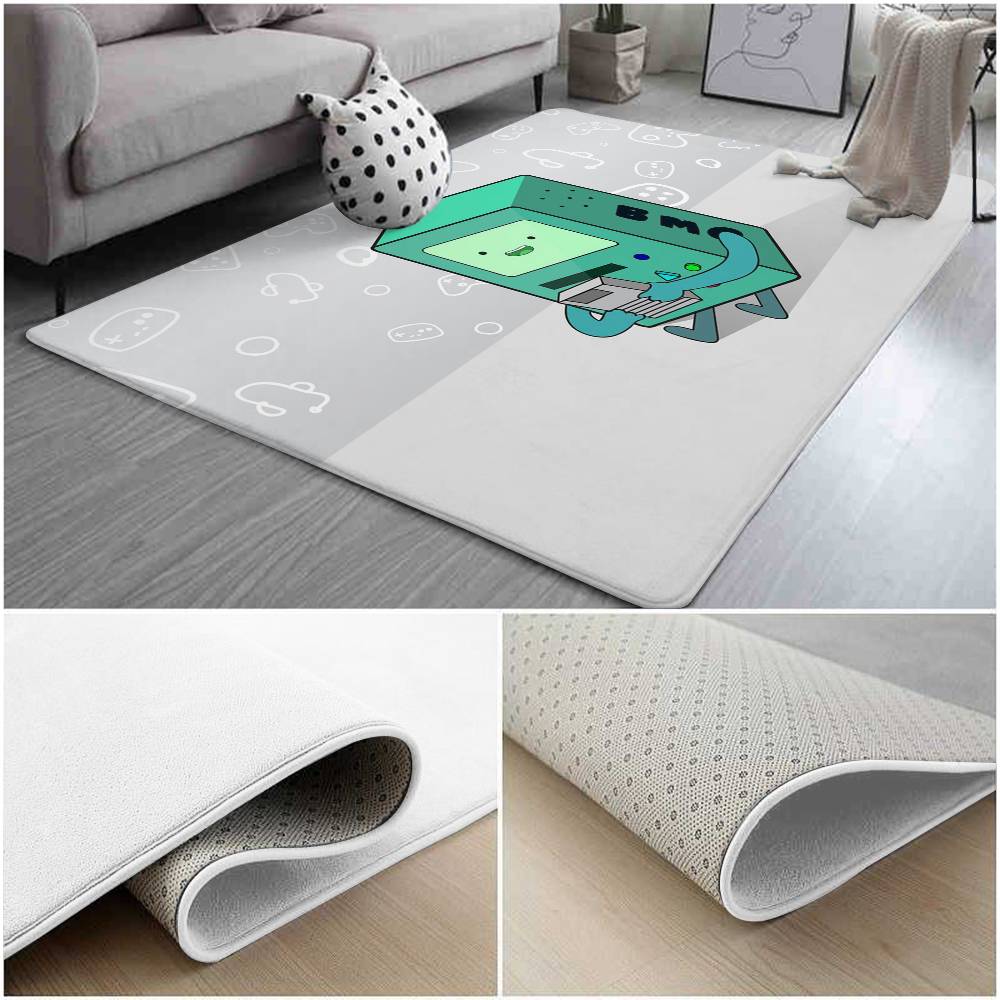 Anime BMO Floor Mats Home Laundry Rug Carpet For Living Room Decor Lounge Area Anti-slip Foot Mat Entrance Doormat