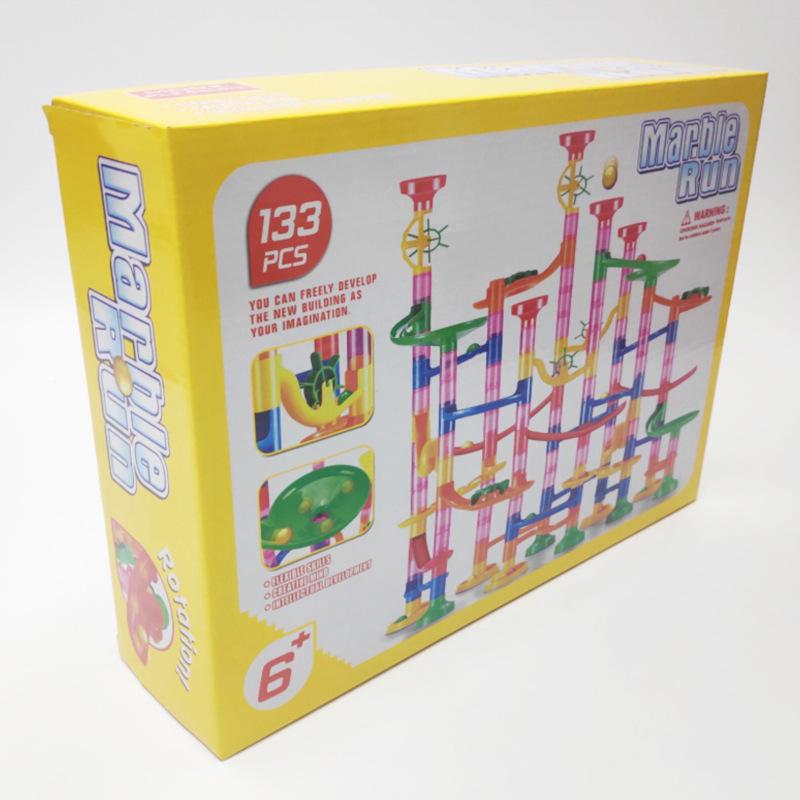 Early Childhood Maze Ball Track & Building Blocks Toy Set