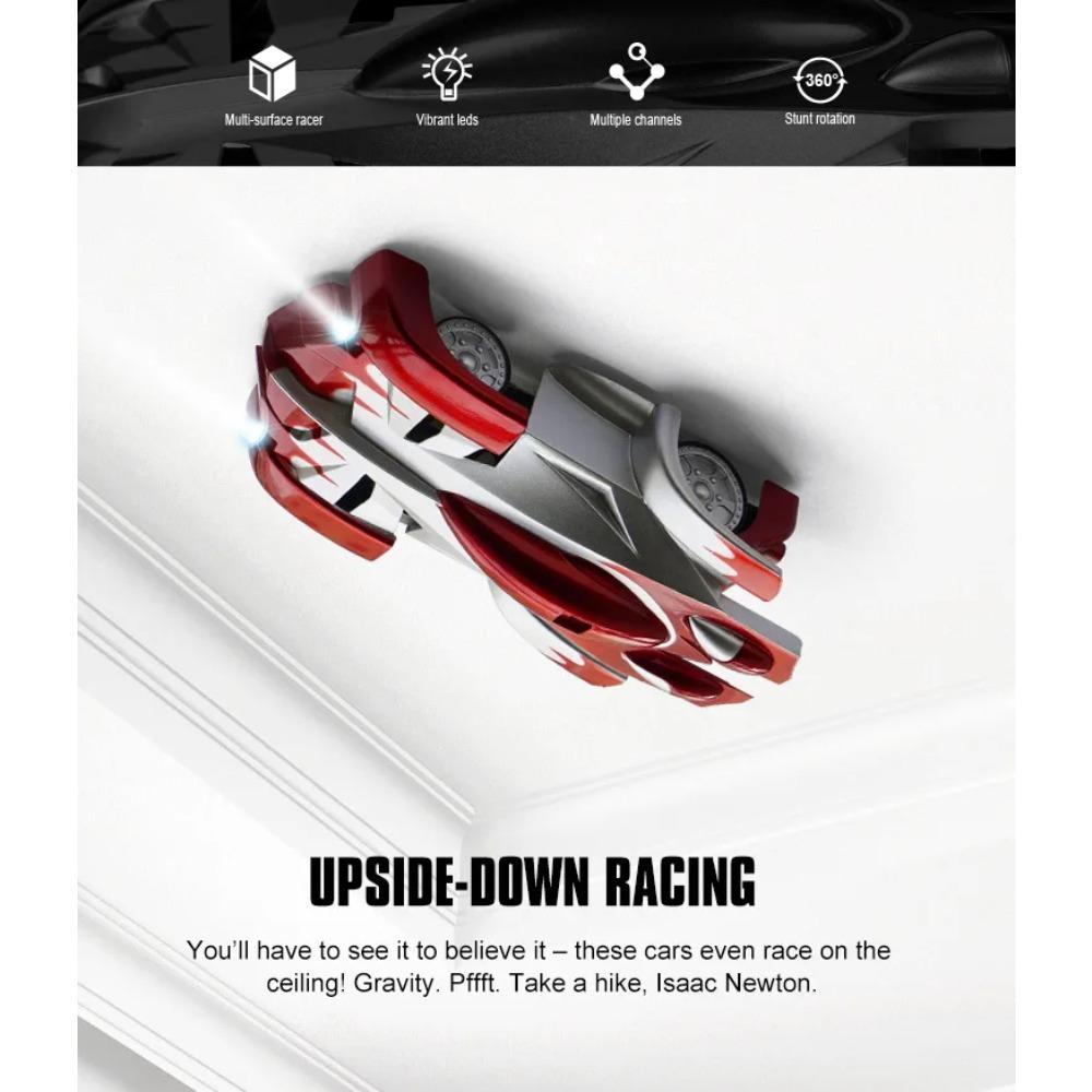 1/16 New Climbing Cars Remote Control RC Racing Car Anti Gravity Ceiling Rotating Stunt Electric Toys for Wholesale
