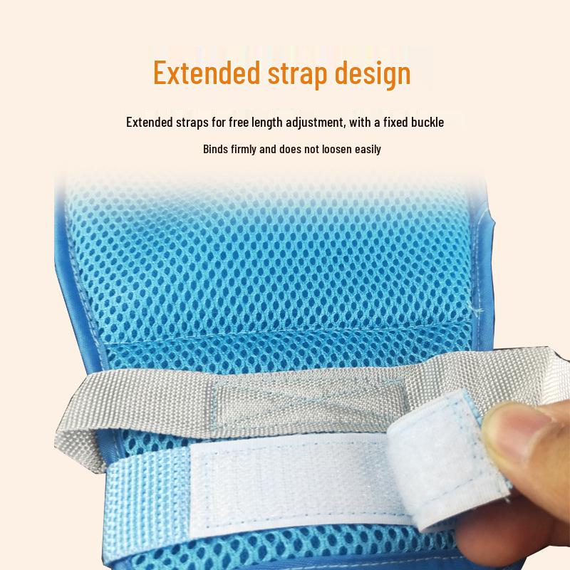 Rękawice krępujące zapobiegające drapaniu z deską dla osób starszych