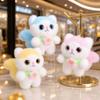 Kitten Pendant Plush Cat Keychain Soft Plush Plush Animal Keyring  Backpack Accessories