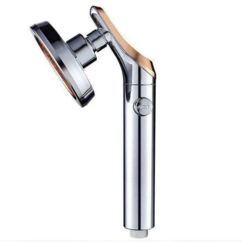 Adjustable Bathroom Shower Head Shower Head Hand Shower High Pressure Water Saving One Button To Stop Water Shower Heads