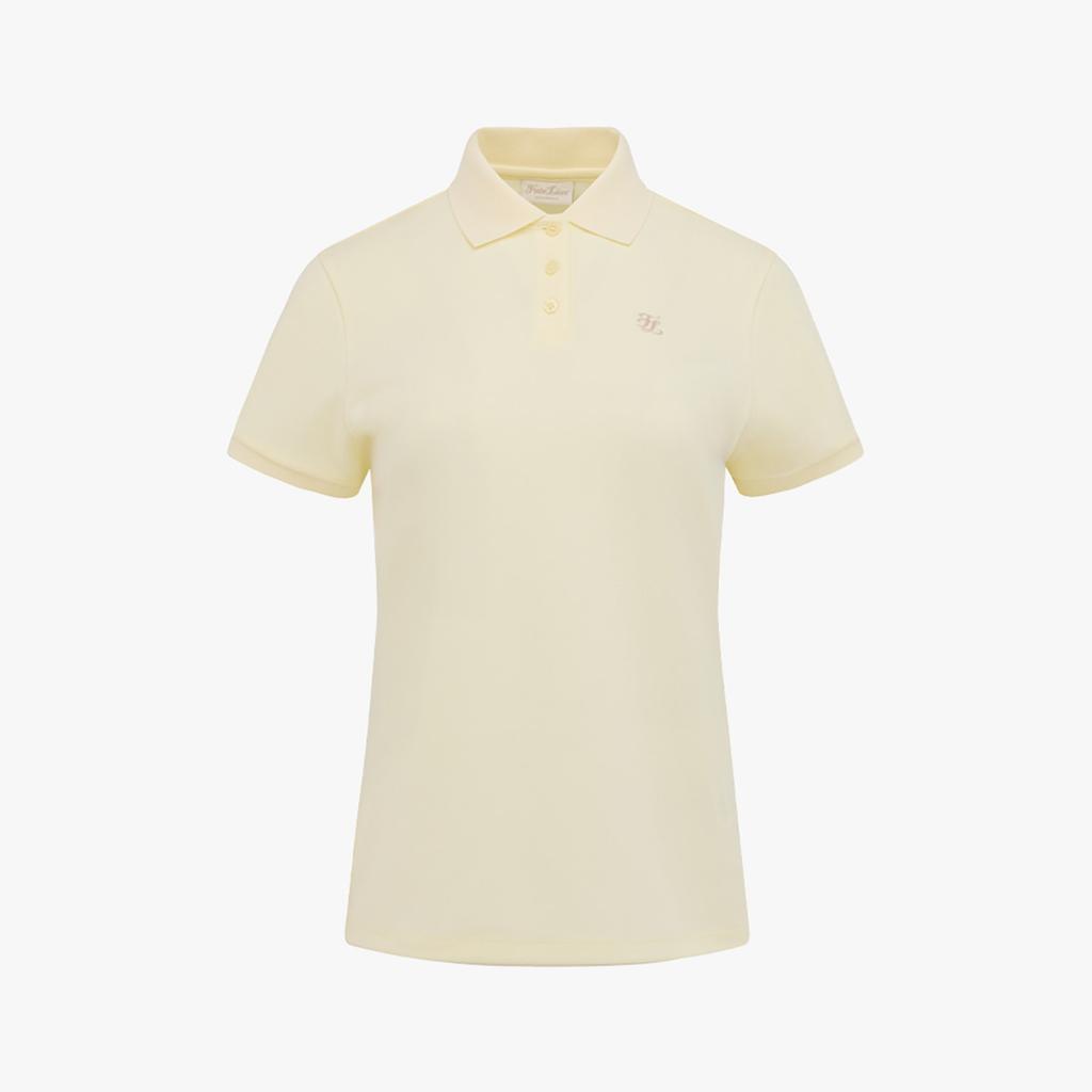 FAIRLIAR GOLF Loose Fit Polo Shirt (Yellow)