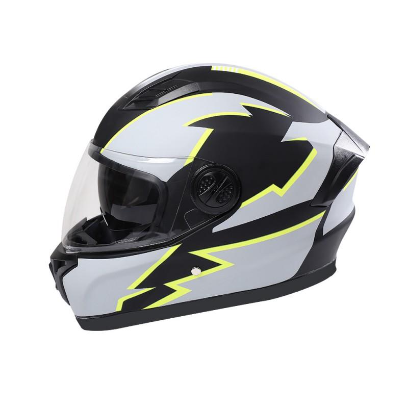 Full Face Motorcycle Helmet Men Women DOT Approved Universal Fit