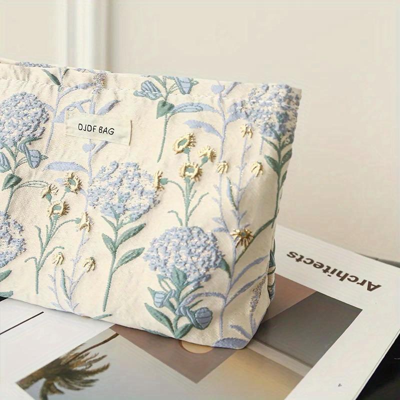 Borsa per Trucco da Donna Grande Capacità Assorbente Igienico Trucco Ritocco Forniture Borsa Portaoggetti Borsa da Toilette