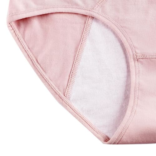 Karly Shop Menstrual Sanitary Panties, Nighttime, Cotton, Smooth, Stretch, Breathable, Waterproof, Deep Fit, Comfortable, RSS-005, XL, Black