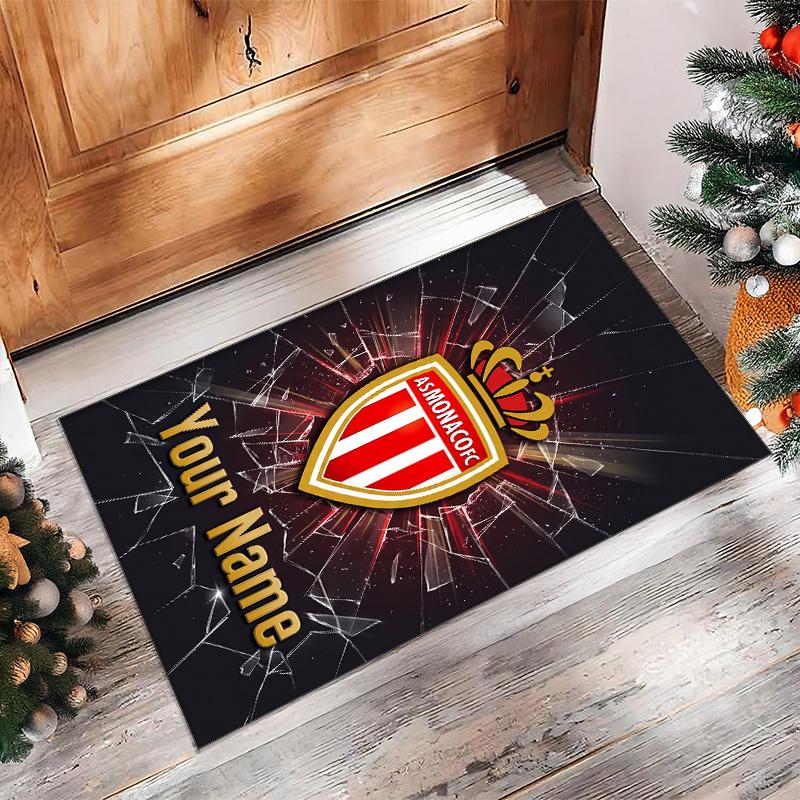 Monaco FC Printed Crystal Velvet Rug Non‑Slip Crystal Velvet Carpet For Sofa Bedroom Indoor Home Decoration