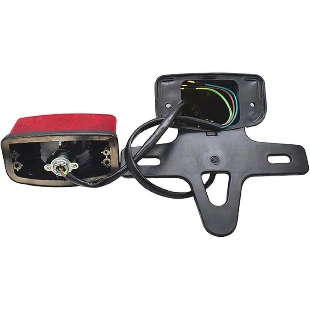 Motorbike Tail Light Motorcycle Tail Lamp for Ho&nda for Jialing for Zongsheng JH125L ZS125GY ZS200 JH150L Dirtbike Motocross Rear Brake Stop Warning