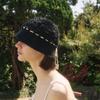 ALLINCOMPLETE Tide Crochet Hat Black